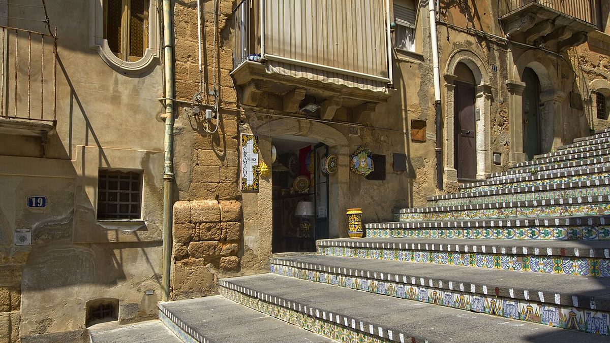 Miniatura: The majolica-tiled steps, Caltagirone CT, Sardinia, Italy - panoramio